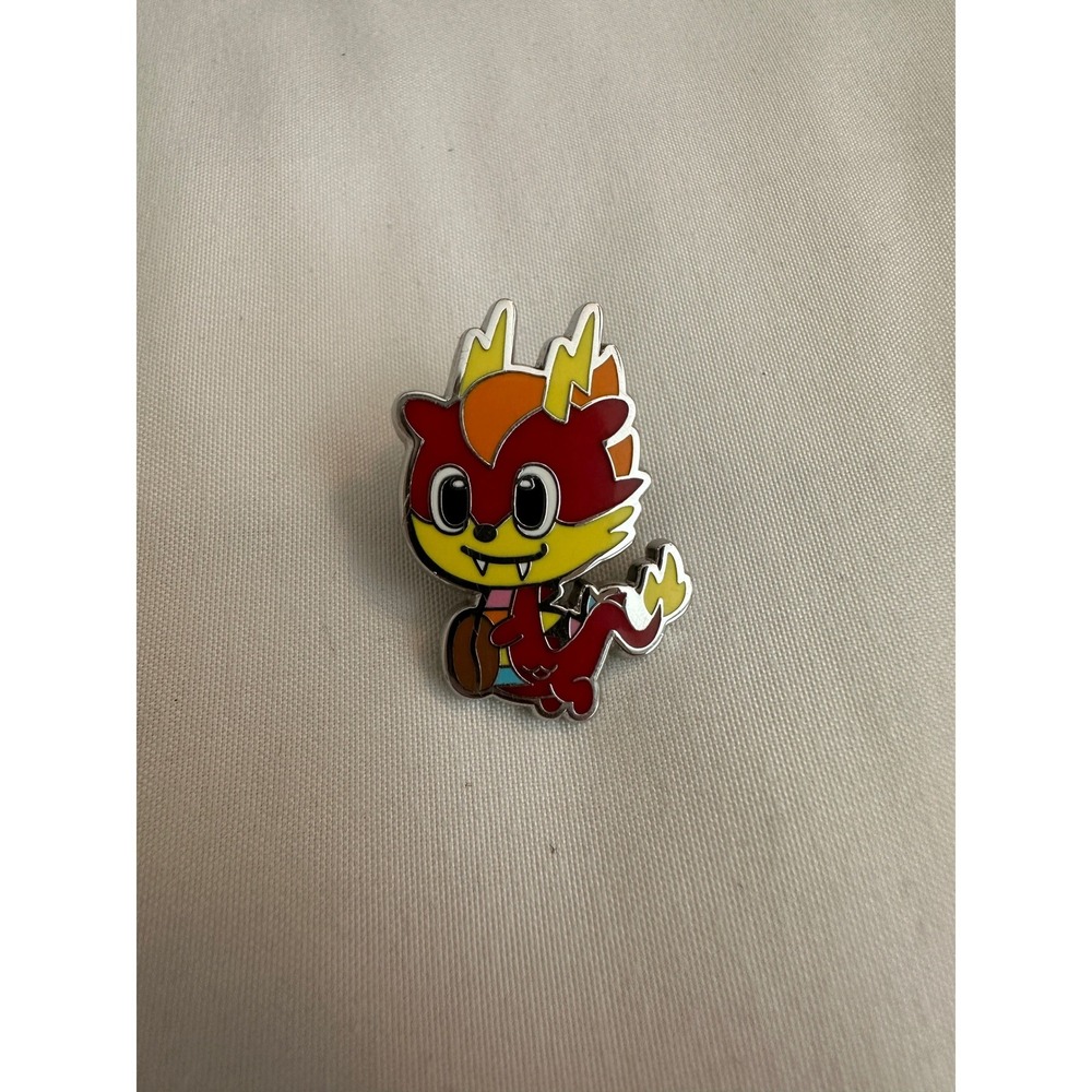 Tokidoki Red Dragon Enamel Pin Collectible Accessory Silver Tone‎ Backing